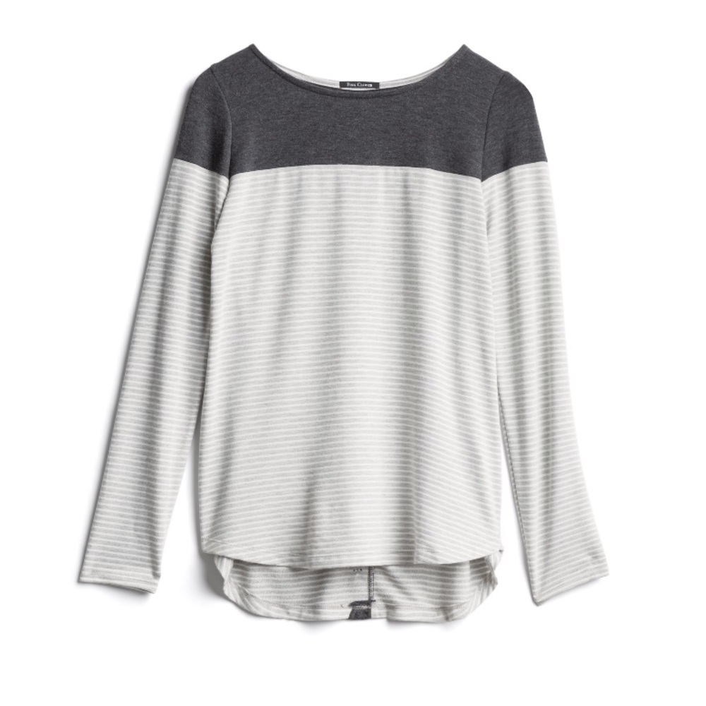 Stitch Fix Pink Clover Button Back Top